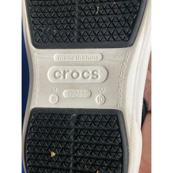 Crocs Bistro Pro Literide Clog Colorblock Slip Resistant Men’s 8 / Women’s 10 - Picture 2 of 7